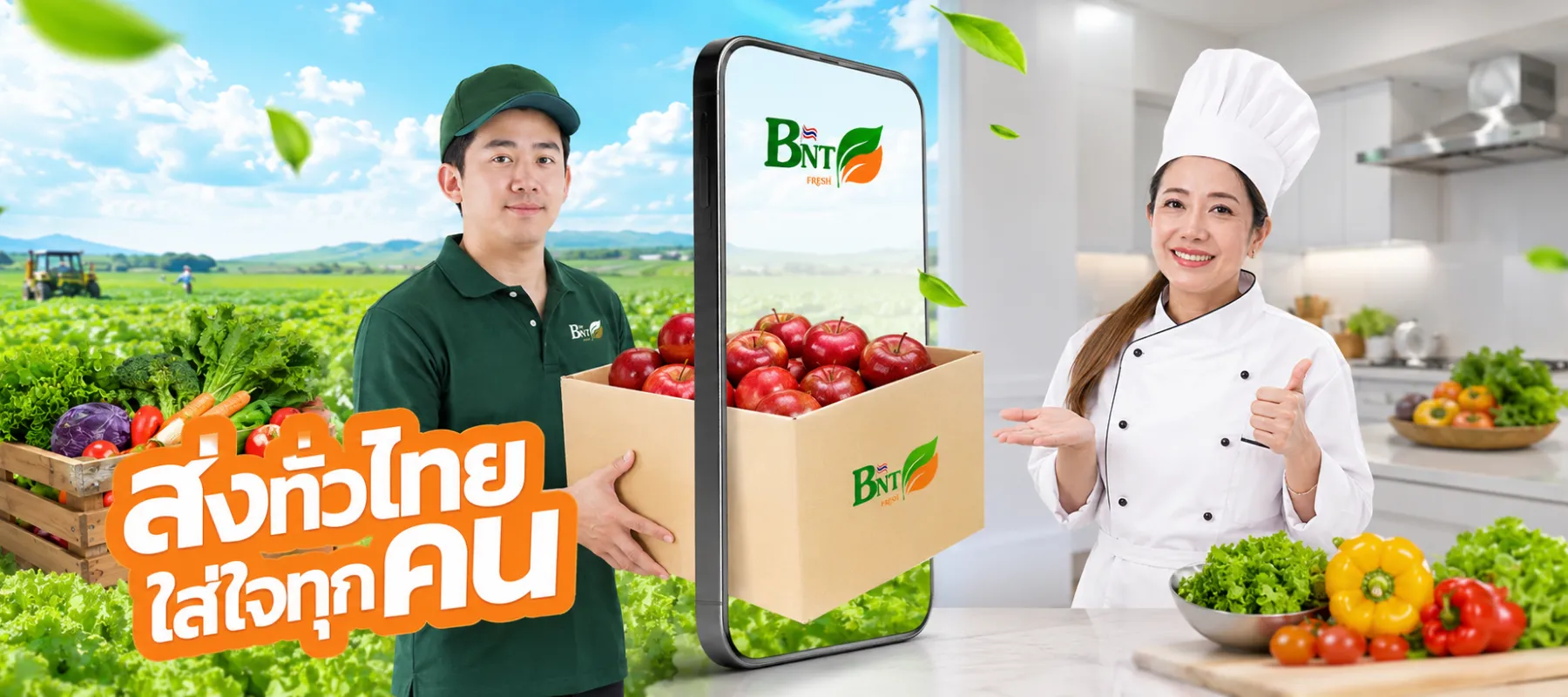 บุษยาธรพืชผล จัดจำหน่ายผักสดและผลไม้ทุกชนิด ให้กับโรงงาน โรงแรม สายการบิน ห้างสรรพสินค้า